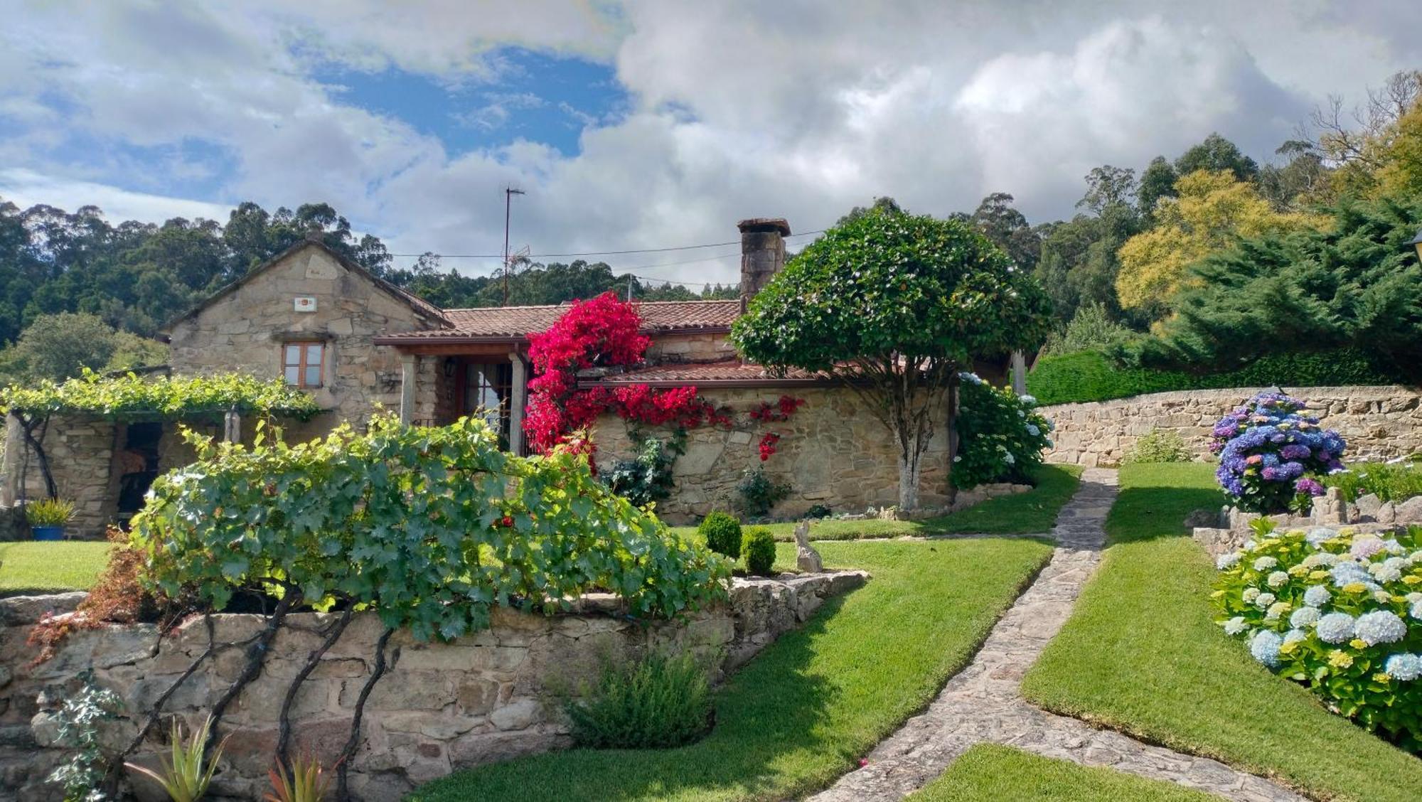 Remanso Azul Villa Moaña Exteriör bild