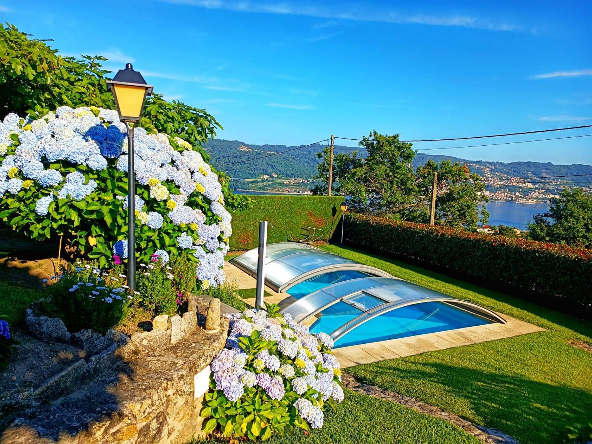 Remanso Azul Villa Moaña Exteriör bild