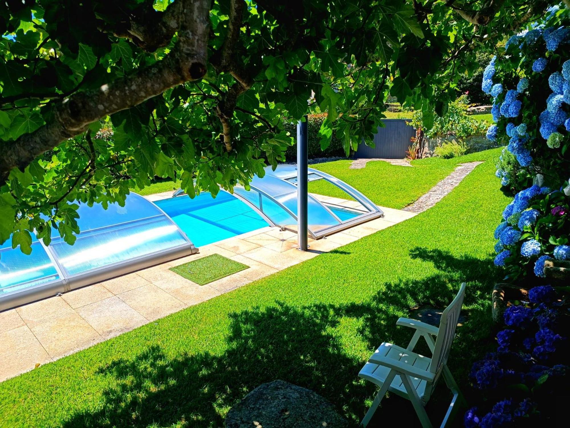 Remanso Azul Villa Moaña Exteriör bild