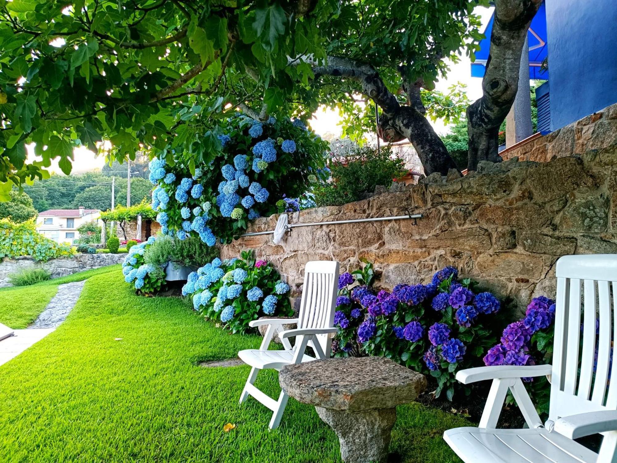 Remanso Azul Villa Moaña Exteriör bild